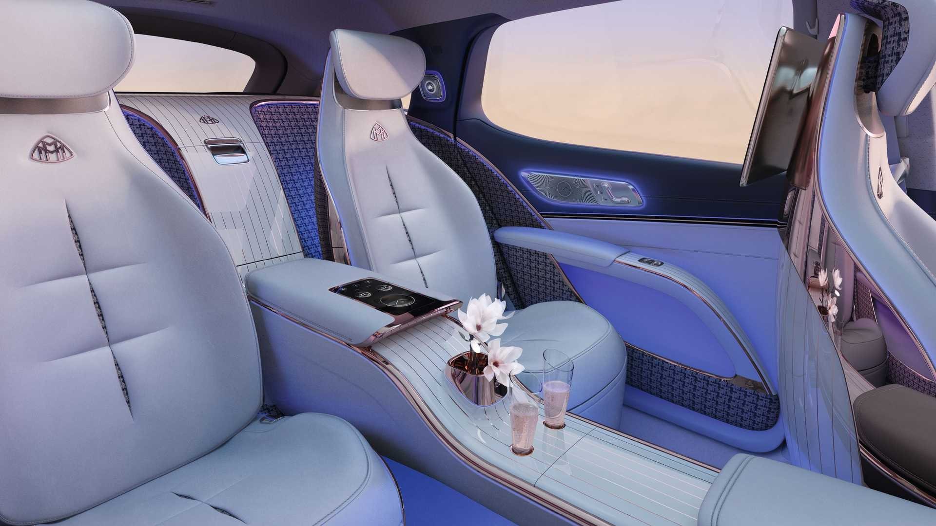 Download 2021 Mercedes-Maybach EQS Concept - Interior, Rear Seats HD Wallpaper 1920x1080 #19