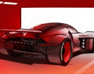 2021 Porsche Mission R Concept - Design Sketch Wallpaper 190x150