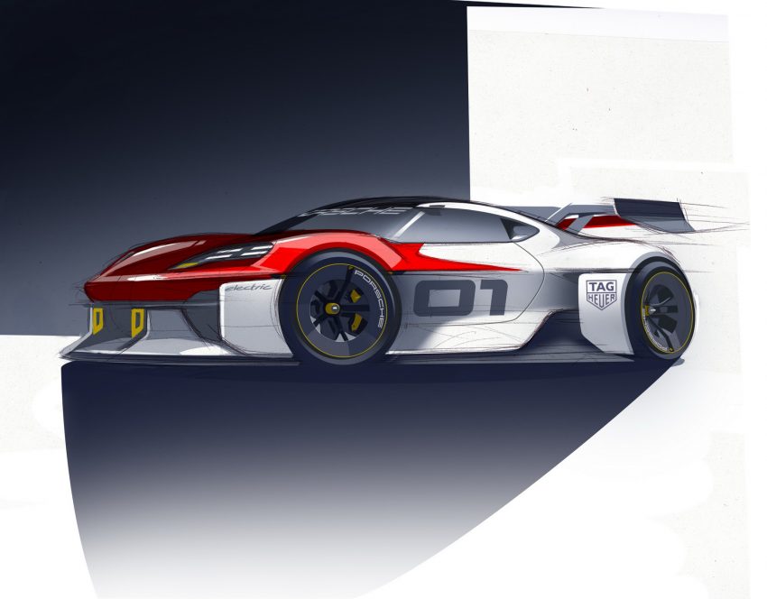 2021 Porsche Mission R Concept - Design Sketch Wallpaper 850x664 #61