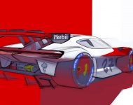 2021 Porsche Mission R Concept - Design Sketch Wallpaper 190x150