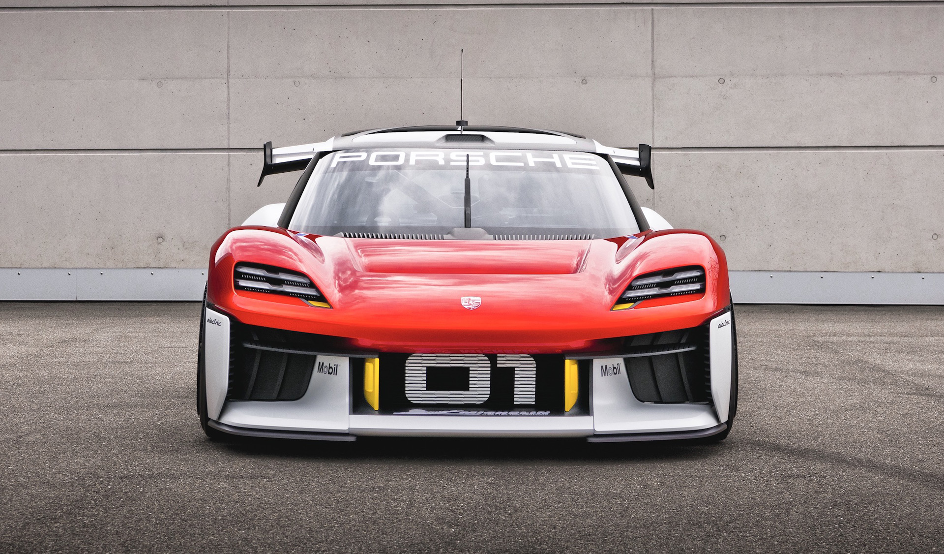 Download 2021 Porsche Mission R Concept - Front HD Wallpaper 1920x1126 #2