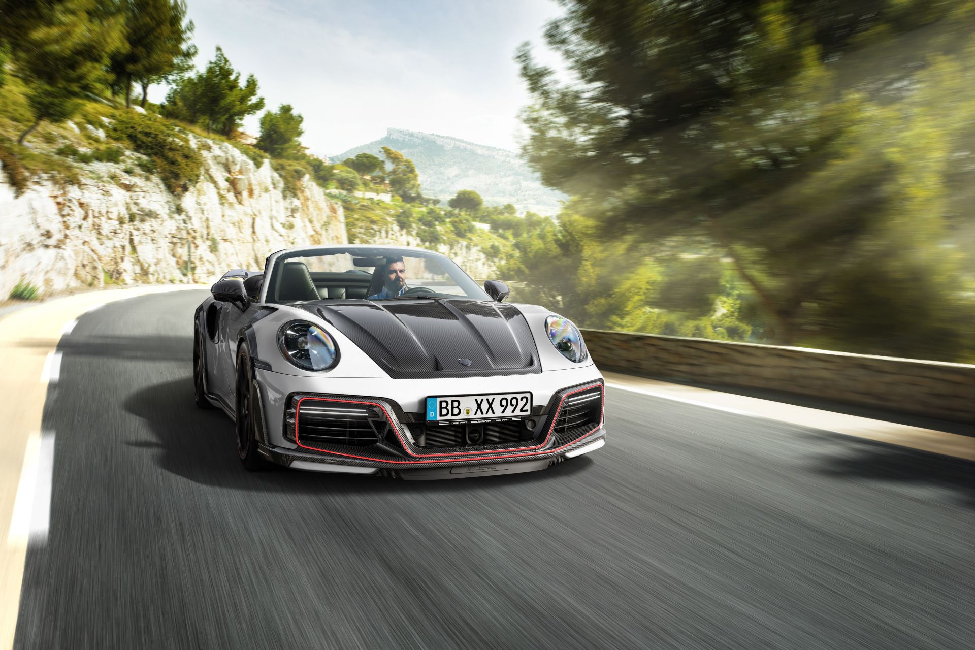 Download 2021 TechArt GTstreet R Cabriolet - Front HD Wallpaper 1920x1280 #2