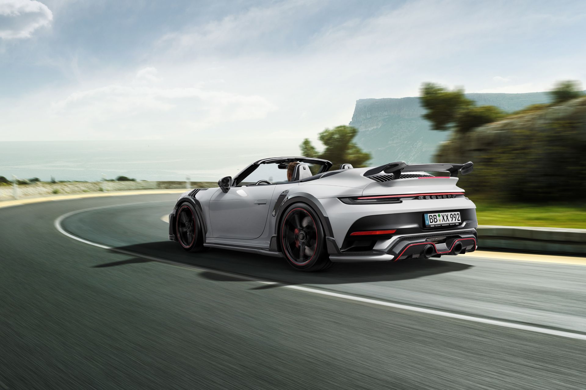 Download 2021 TechArt GTstreet R Cabriolet - Rear Three-Quarter HD Wallpaper 1920x1280 #3
