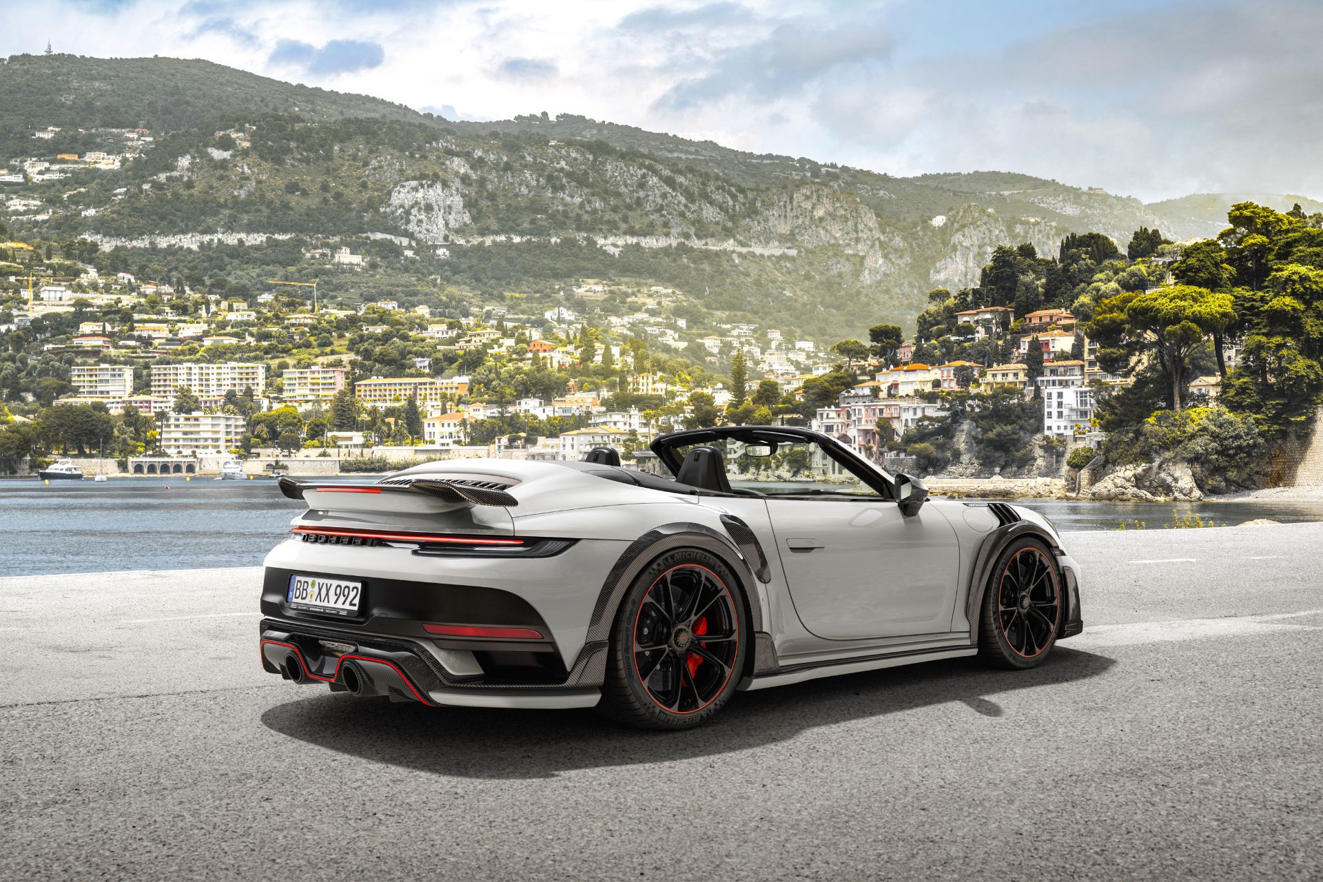 Download 2021 TechArt GTstreet R Cabriolet - Rear Three-Quarter HD Wallpaper 1920x1280 #4