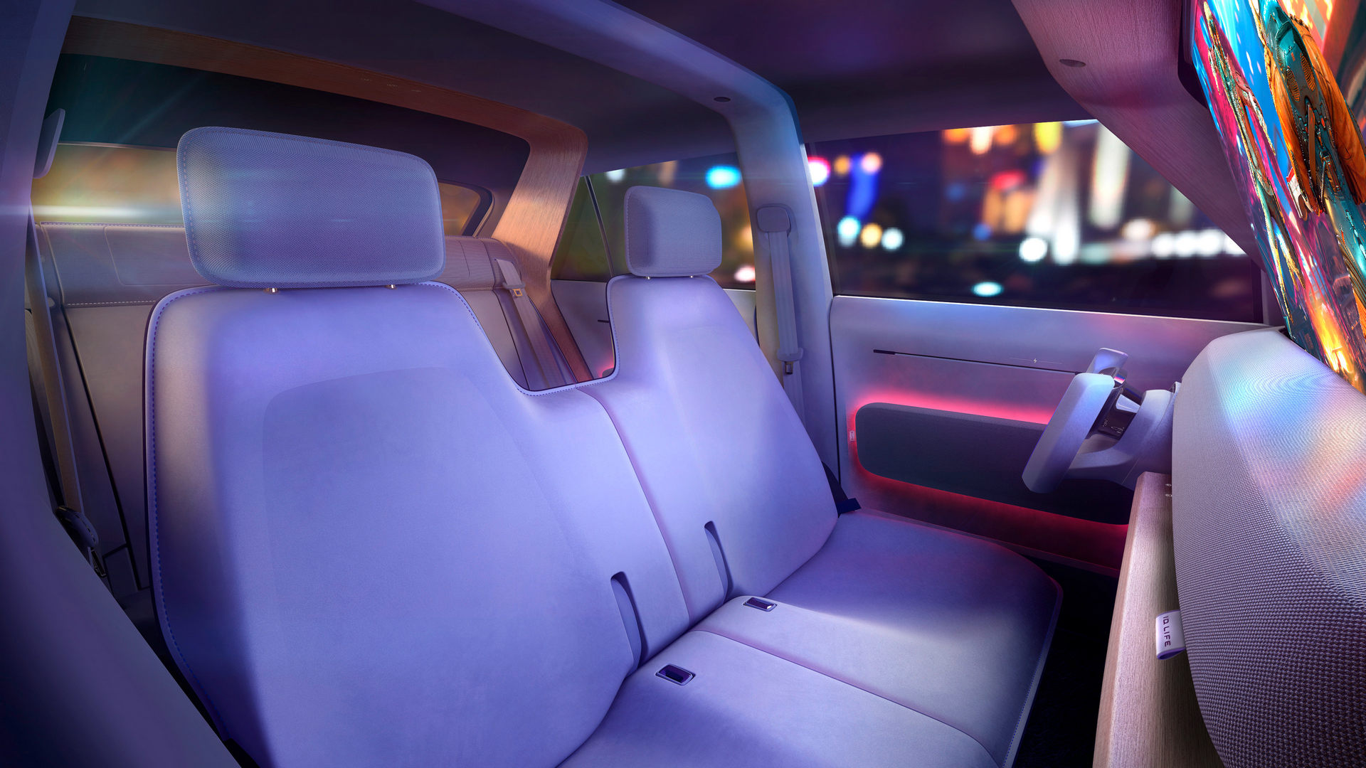Download 2021 Volkswagen ID.Life Concept - Interior, Front Seats HD Wallpaper 1920x1080 #13