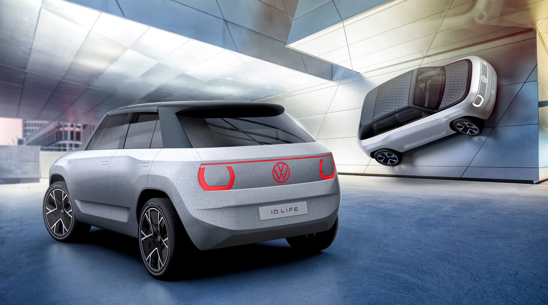 Download 2021 Volkswagen ID.Life Concept - Rear Three-Quarter HD Wallpaper 1920x1070 #9