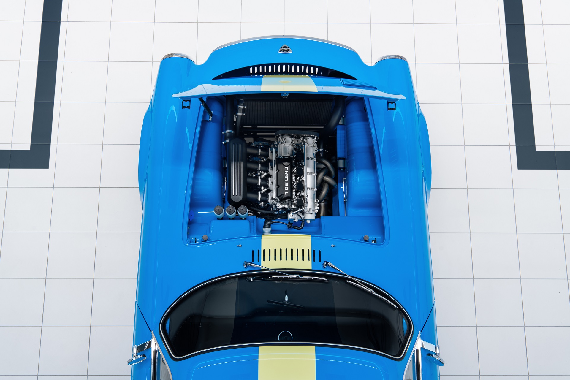 Download 2021 Volvo P1800 Cyan - Engine HD Wallpaper 1920x1280 #61