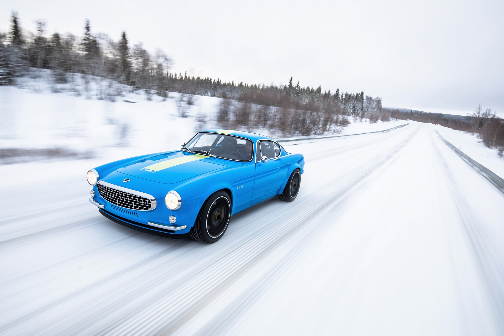 Download 2021 Volvo P1800 Cyan - Front Three-Quarter HD Wallpaper 1920x1280 #24