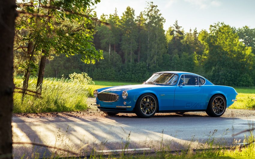 2021 Volvo P1800 Cyan - Front Three-Quarter Wallpaper 850x531 #4