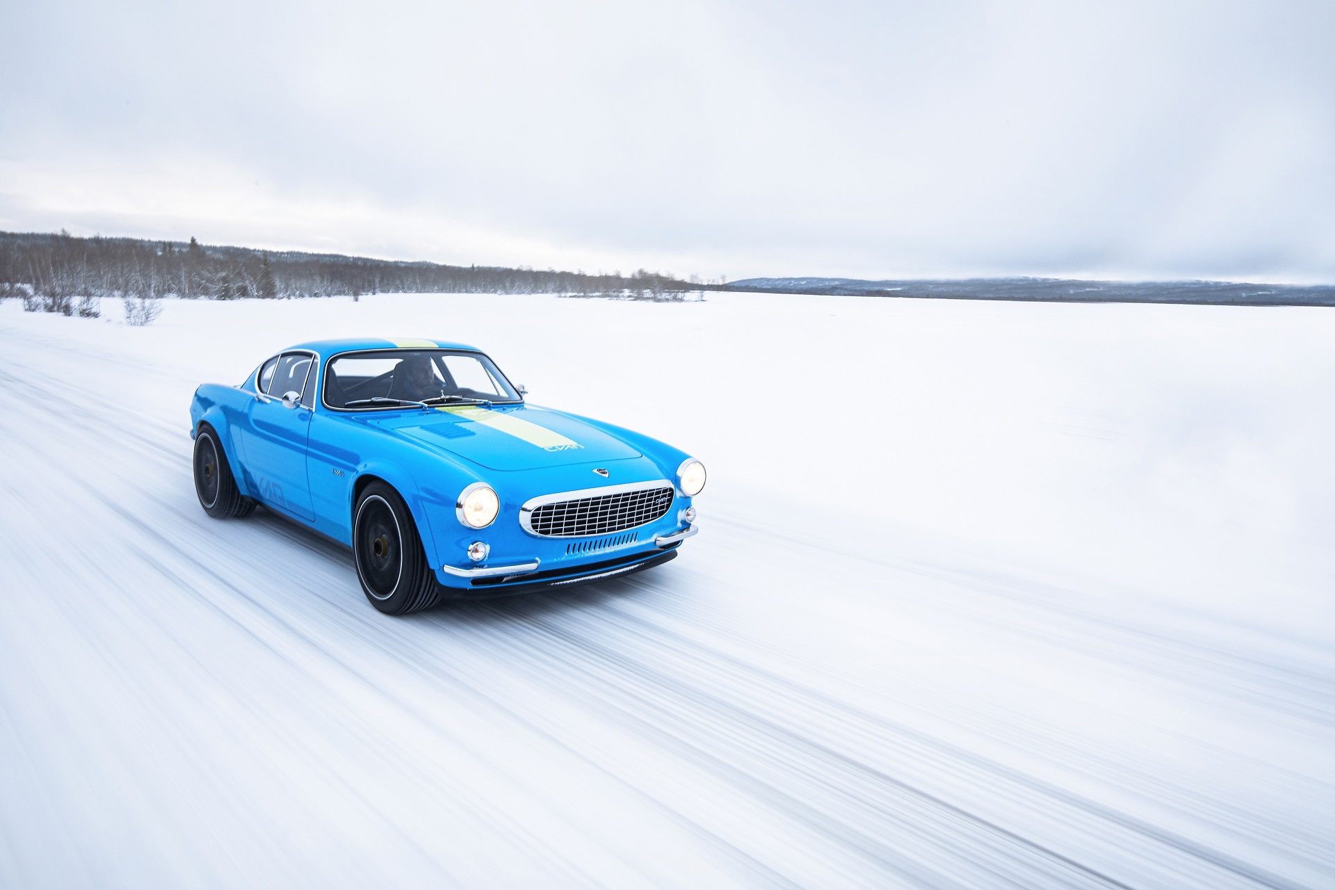 Download 2021 Volvo P1800 Cyan - Front Three-Quarter HD Wallpaper 1920x1280 #25