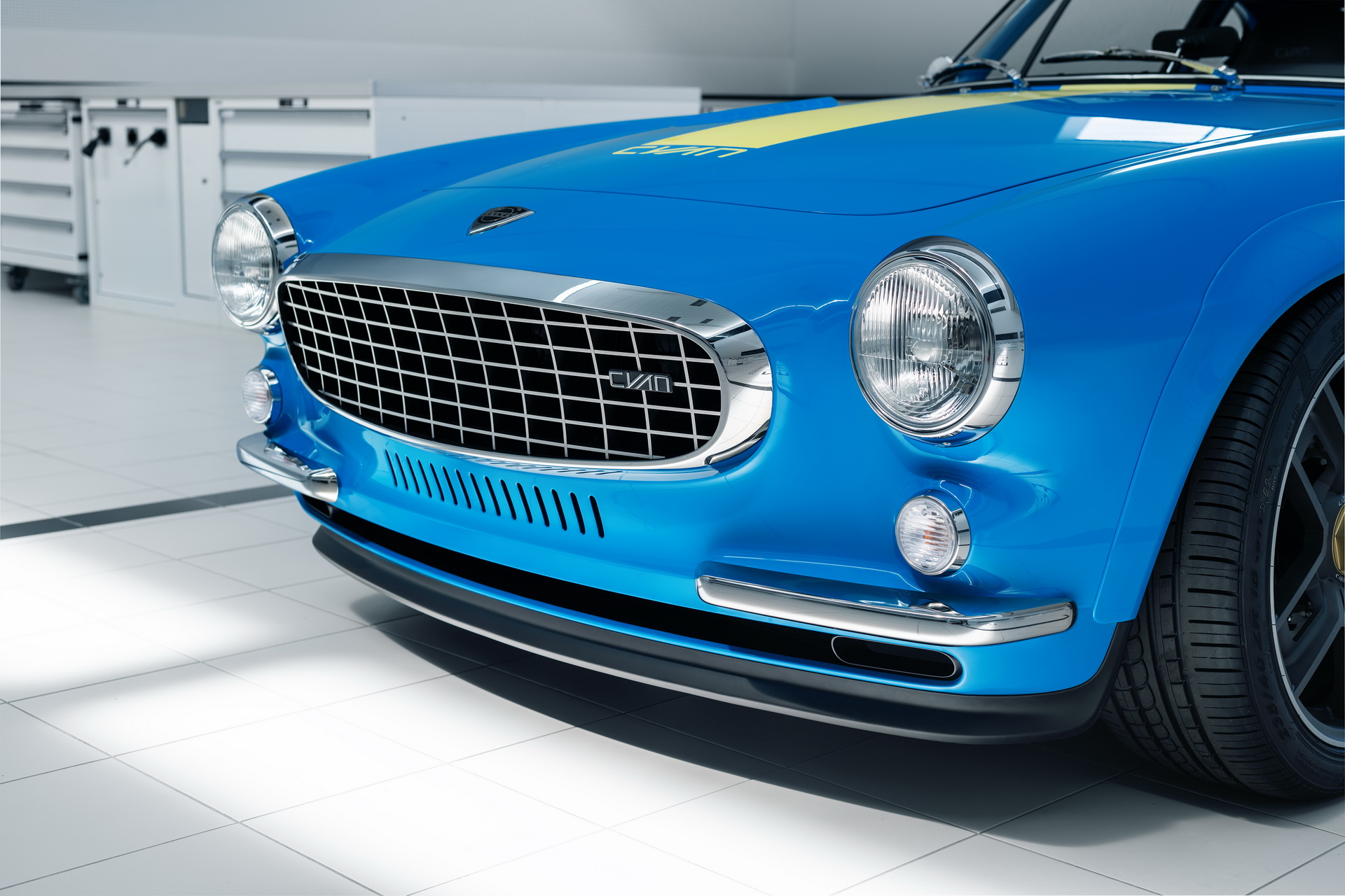 Download 2021 Volvo P1800 Cyan - Grille HD Wallpaper 1920x1280 #58
