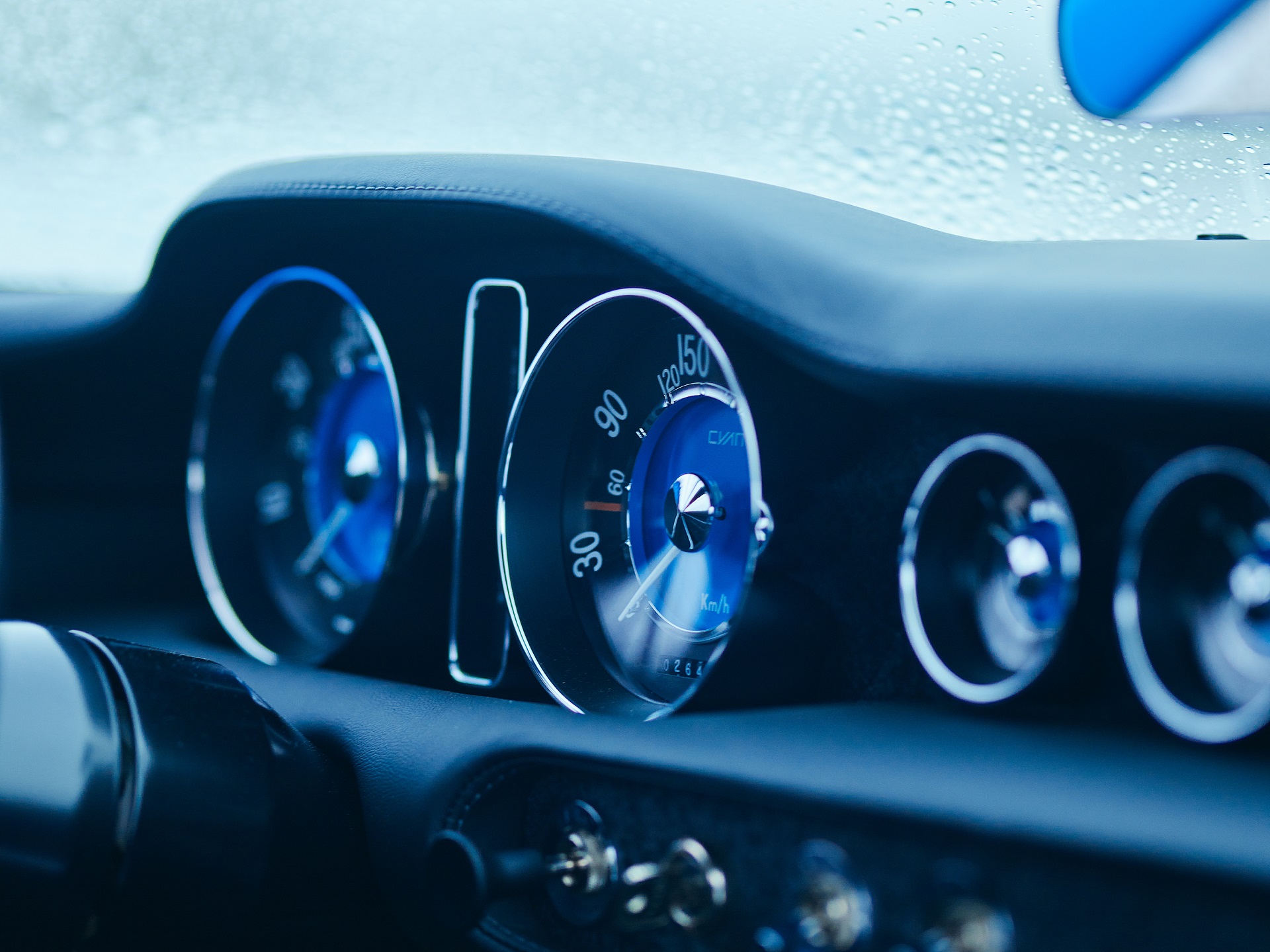 Download 2021 Volvo P1800 Cyan - Instrument Cluster HD Wallpaper 1920x1439 #49