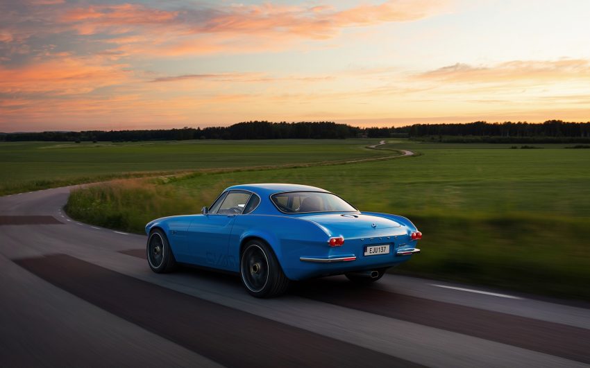 2021 Volvo P1800 Cyan - Rear Three-Quarter Wallpaper 850x531 #11