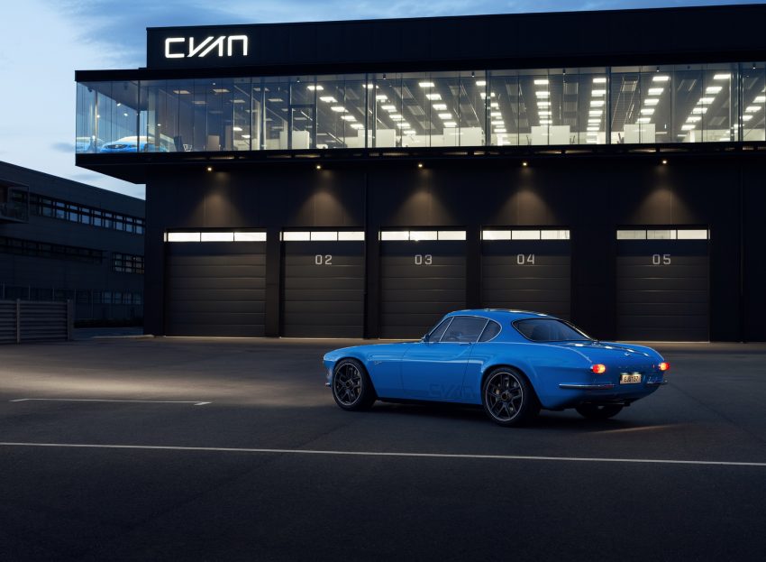 2021 Volvo P1800 Cyan - Rear Three-Quarter Wallpaper 850x623 #16