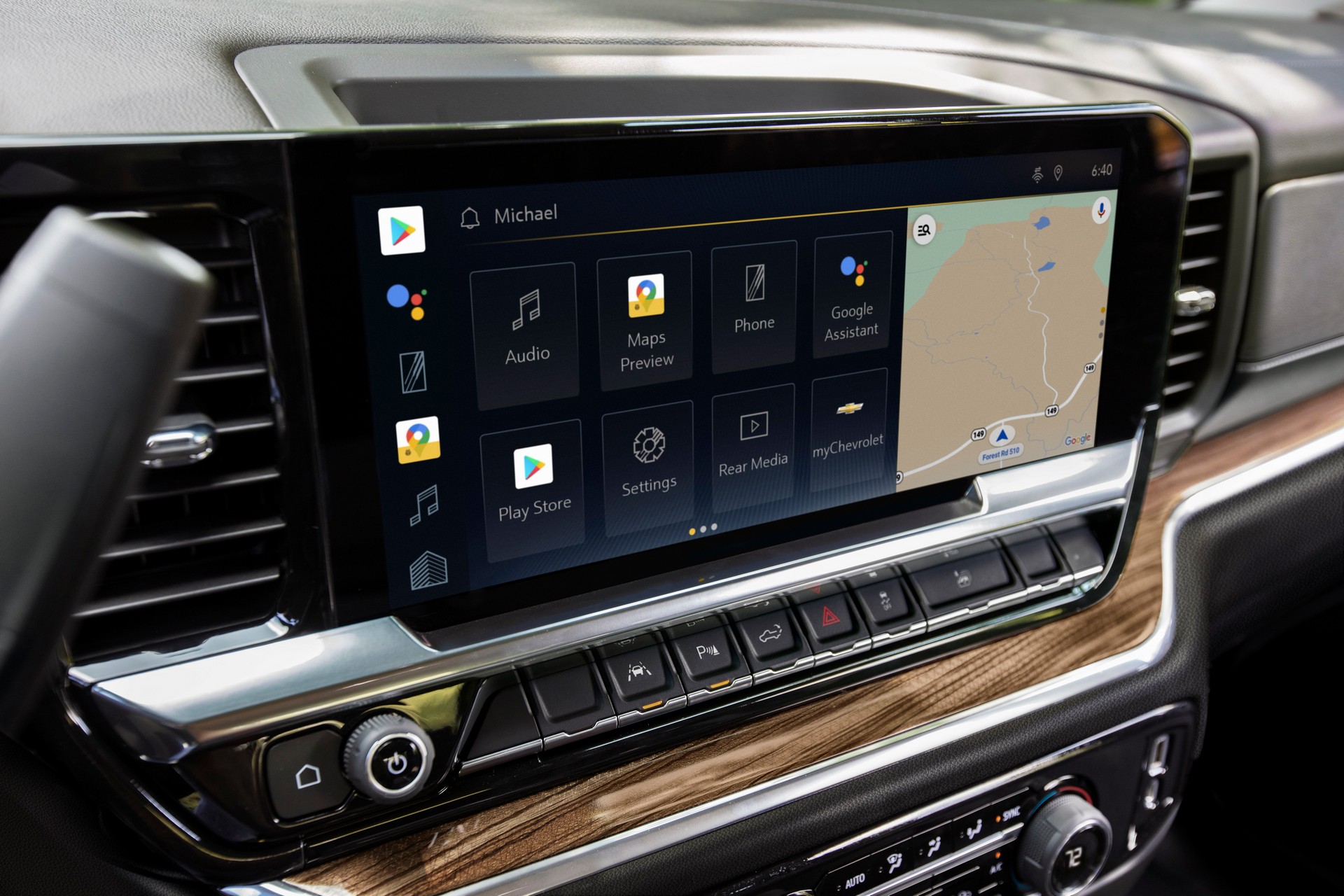 Download 2022 Chevrolet Silverado LT - Central Console HD Wallpaper 1920x1280 #5