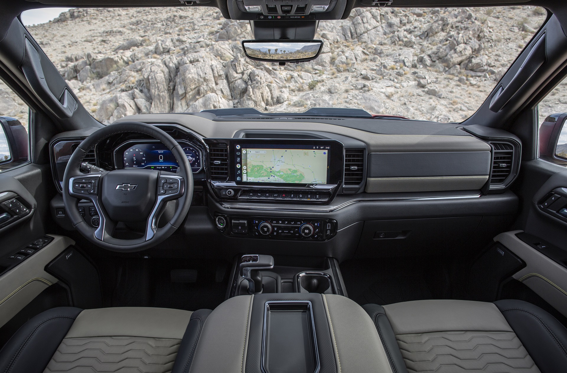 Download 2022 Chevrolet Silverado ZR2 - Interior, Cockpit HD Wallpaper 1920x1264 #27