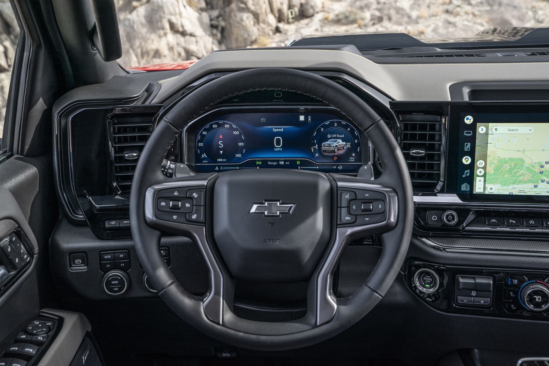 Download 2022 Chevrolet Silverado ZR2 - Interior, Steering Wheel HD Wallpaper 1920x1280 #28