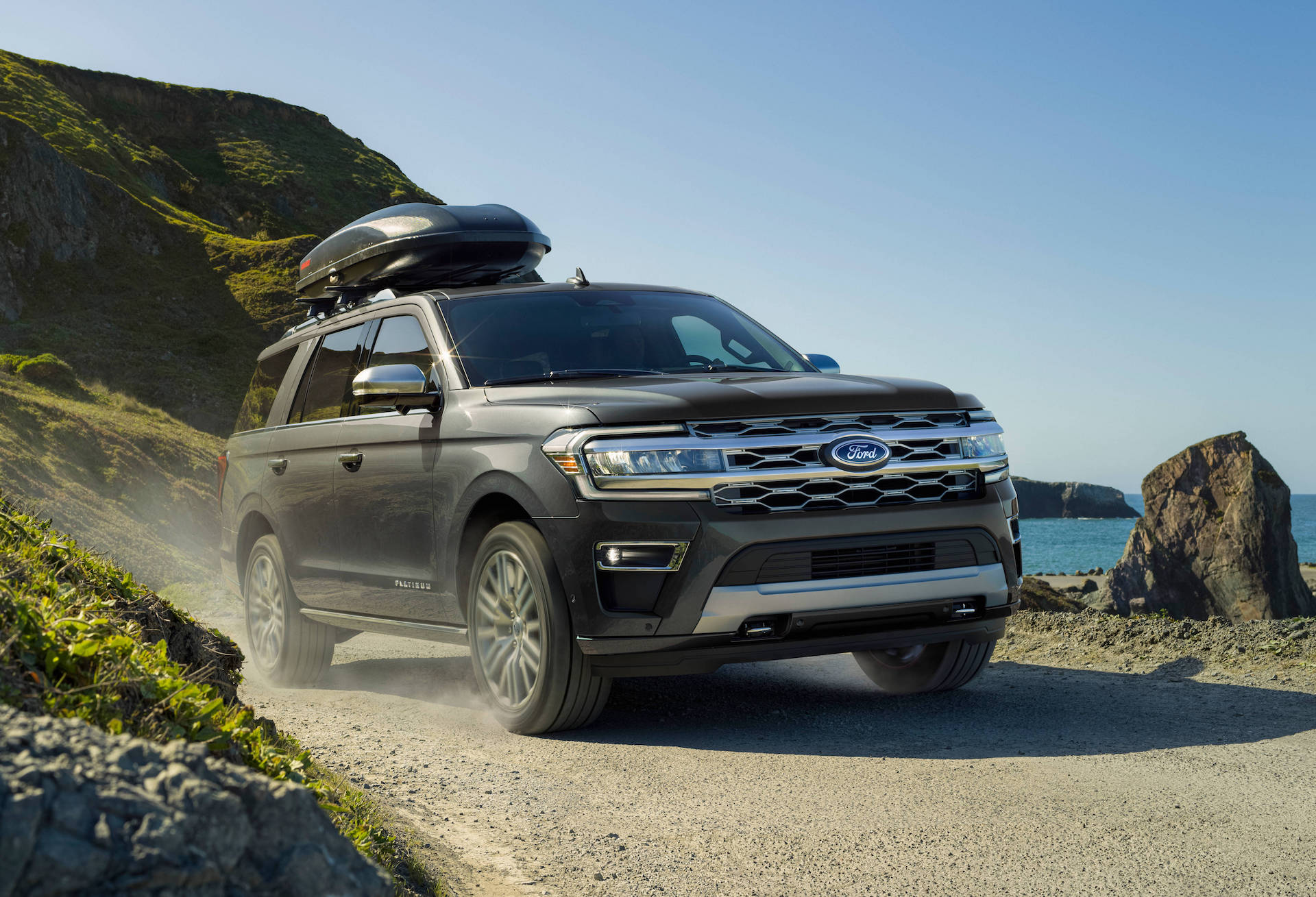 Download 2022 Ford Expedition Platinum - Front HD Wallpaper 1920x1309 #1