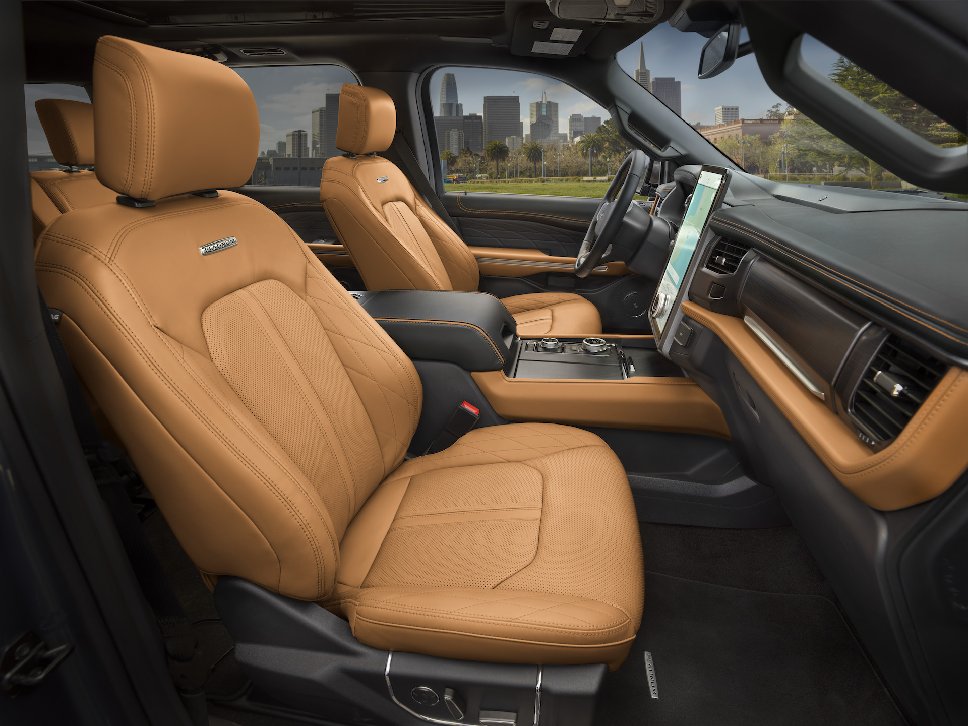 Download 2022 Ford Expedition Platinum - Interior HD Wallpaper 1920x1440 #16