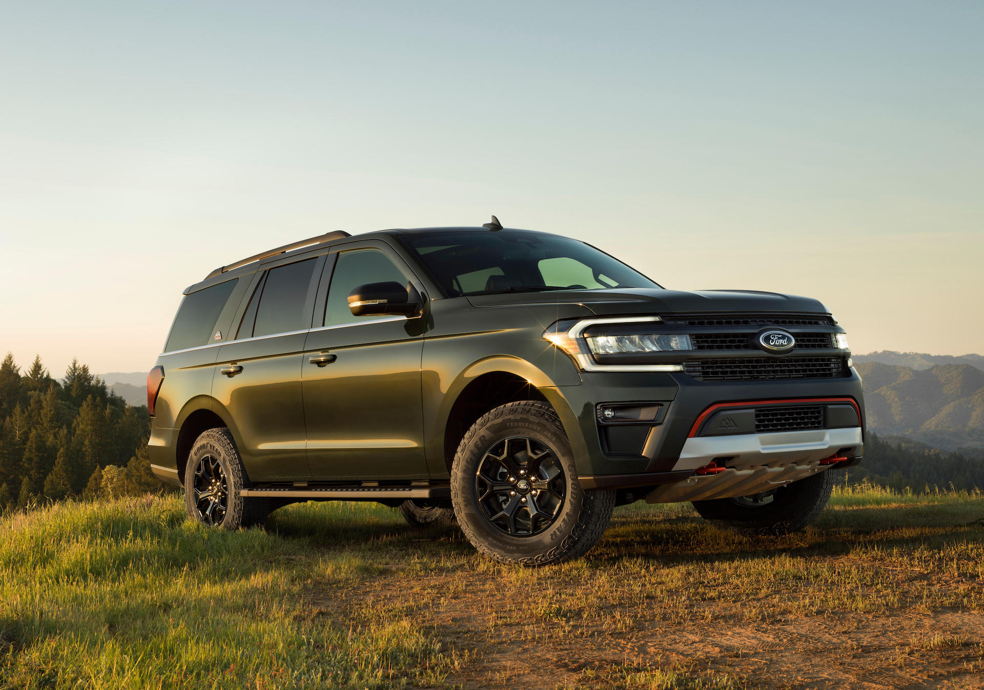 Download 2022 Ford Expedition Timberline - Front Three-Quarter HD Wallpaper 1920x1347 #2