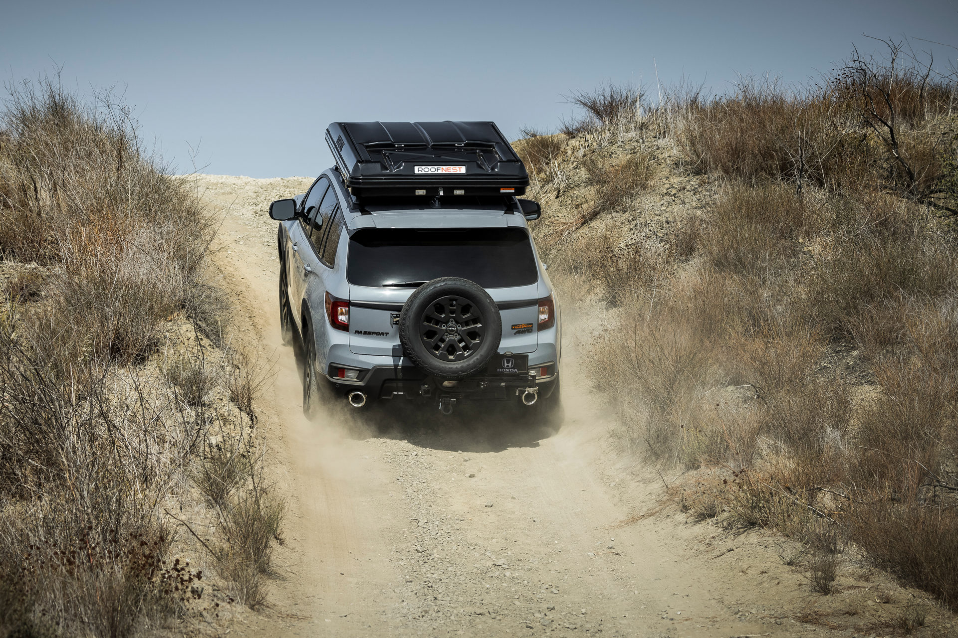 Download 2022 Honda Passport TrailSport Rugged Roads Project - Rear HD Wallpaper 1920x1280 #9