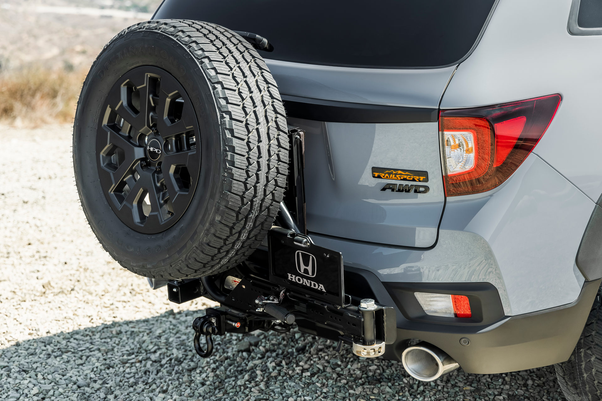 Download 2022 Honda Passport TrailSport Rugged Roads Project - Tail Light HD Wallpaper 1920x1280 #14