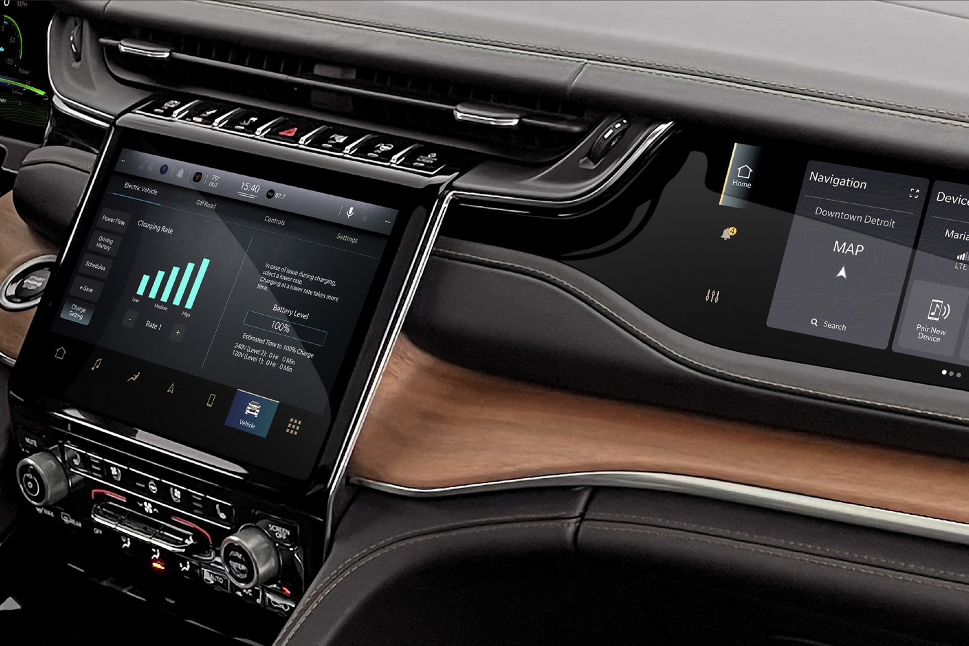 Download 2022 Jeep Grand Cherokee Summit 4xe - Interior HD Wallpaper 1921x1281 #67