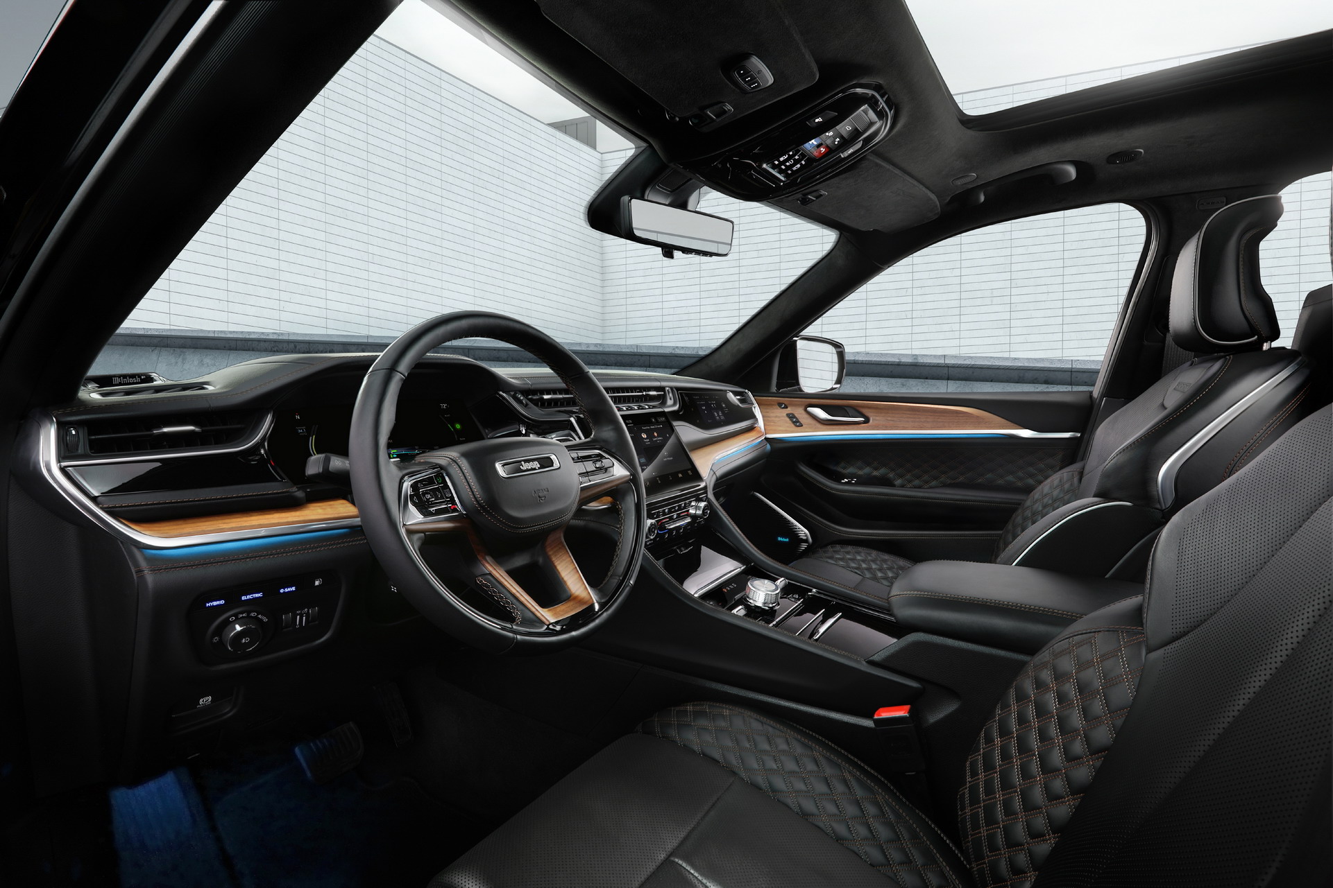 Download 2022 Jeep Grand Cherokee Summit Reserve - Interior HD Wallpaper 1921x1281 #22