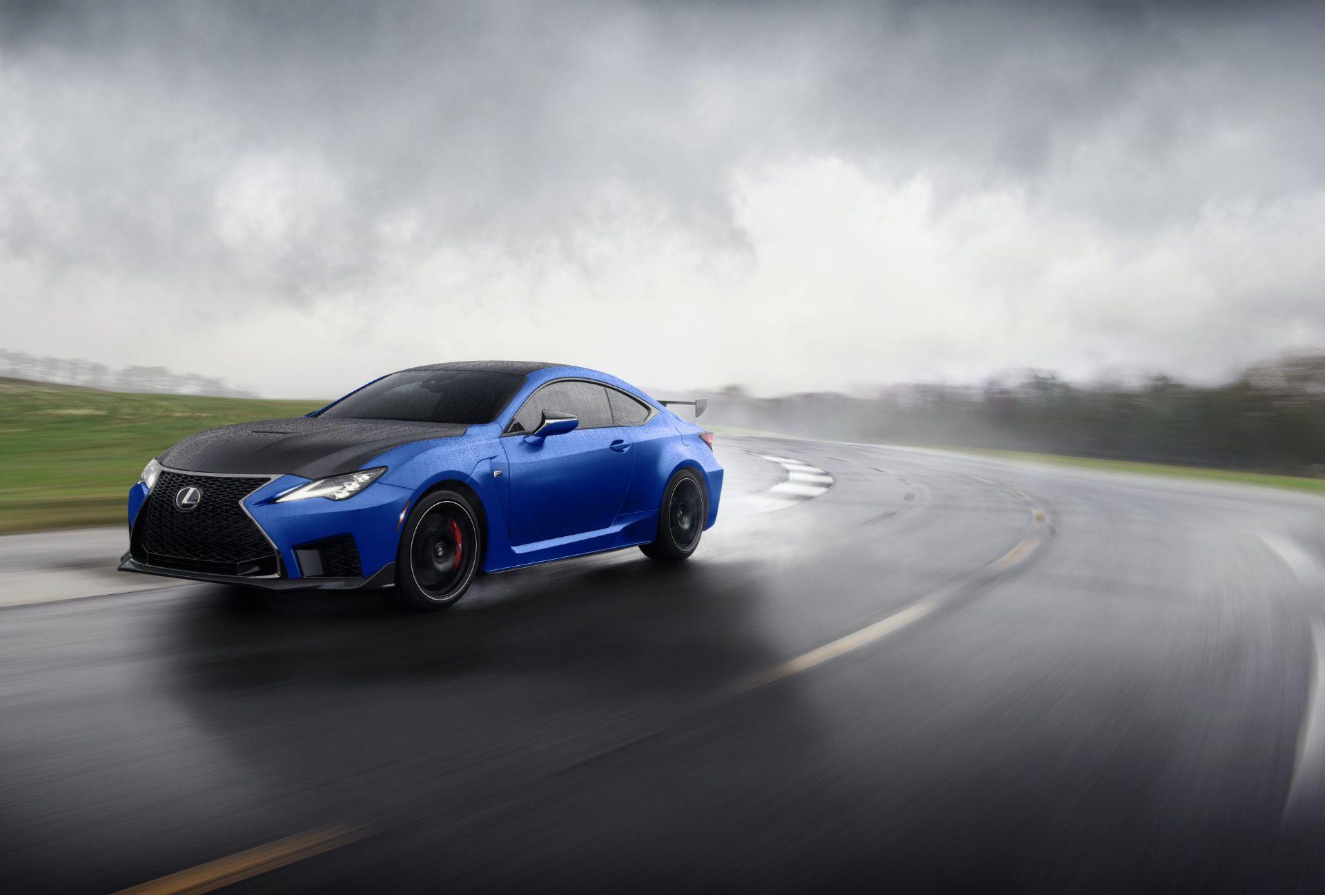 Download 2022 Lexus RC F Fuji Speedway Edition - Front Three-Quarter HD Wallpaper 1920x1297 #1