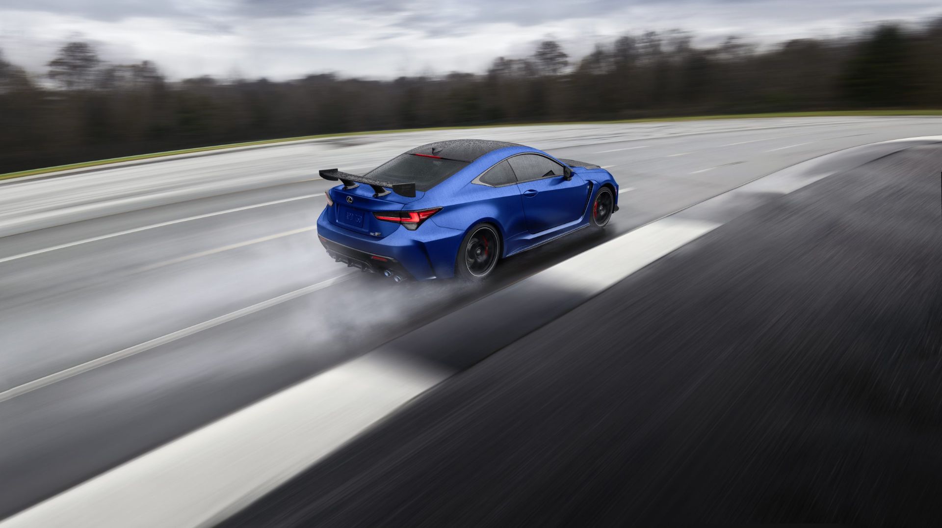 Download 2022 Lexus RC F Fuji Speedway Edition - Rear Three-Quarter HD Wallpaper 1920x1076 #3