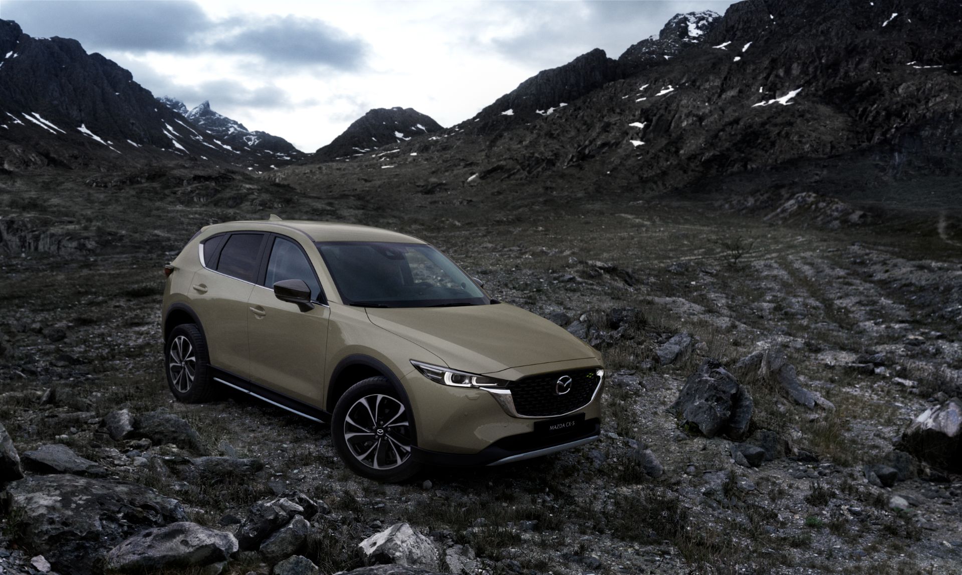 Download 2022 Mazda CX-5 - Front Three-Quarter HD Wallpaper 1920x1148 #1