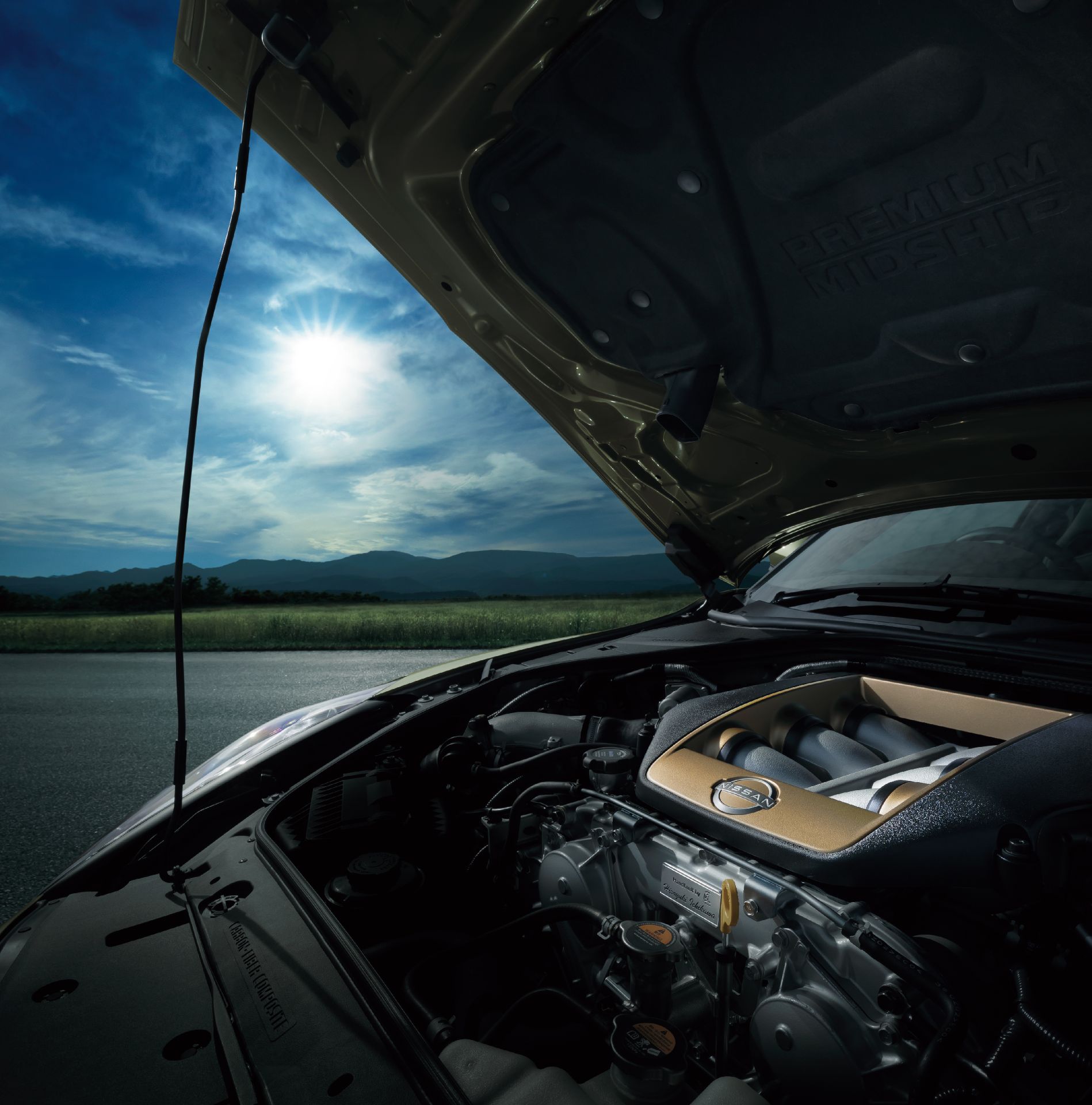 Download 2022 Nissan GT-R T-Spec Edition - Engine HD Phone Wallpaper 1898x1920 #17