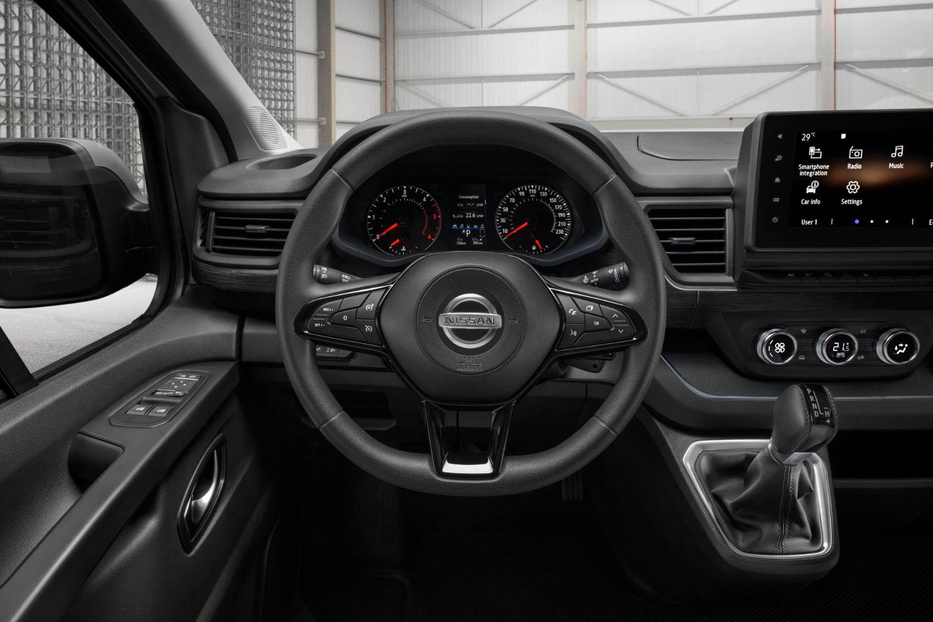 Download 2022 Nissan Primastar - Interior, Steering Wheel HD Wallpaper 1920x1280 #15