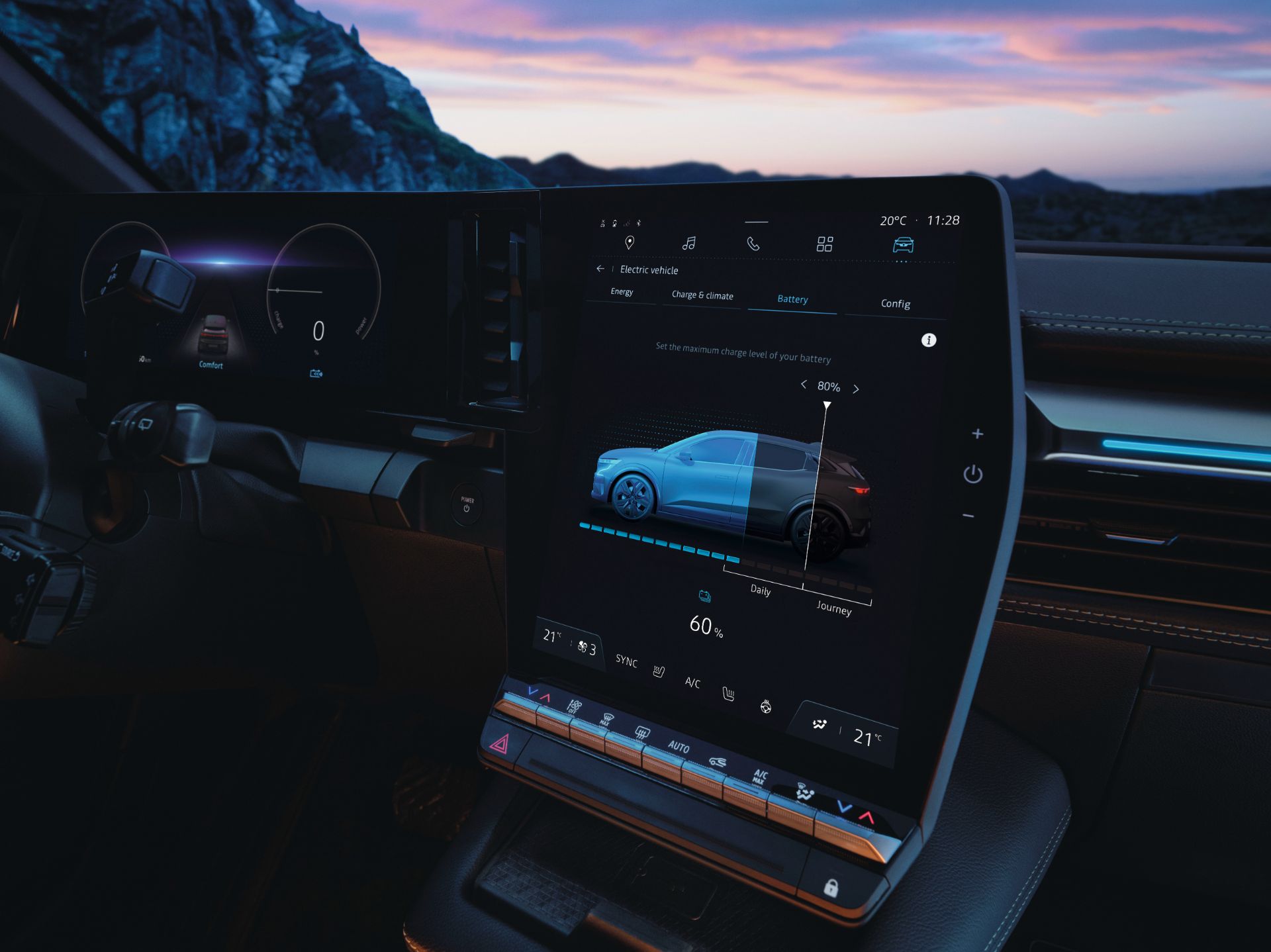 Download 2022 Renault Megane E-Tech - Central Console HD Wallpaper 1920x1438 #36