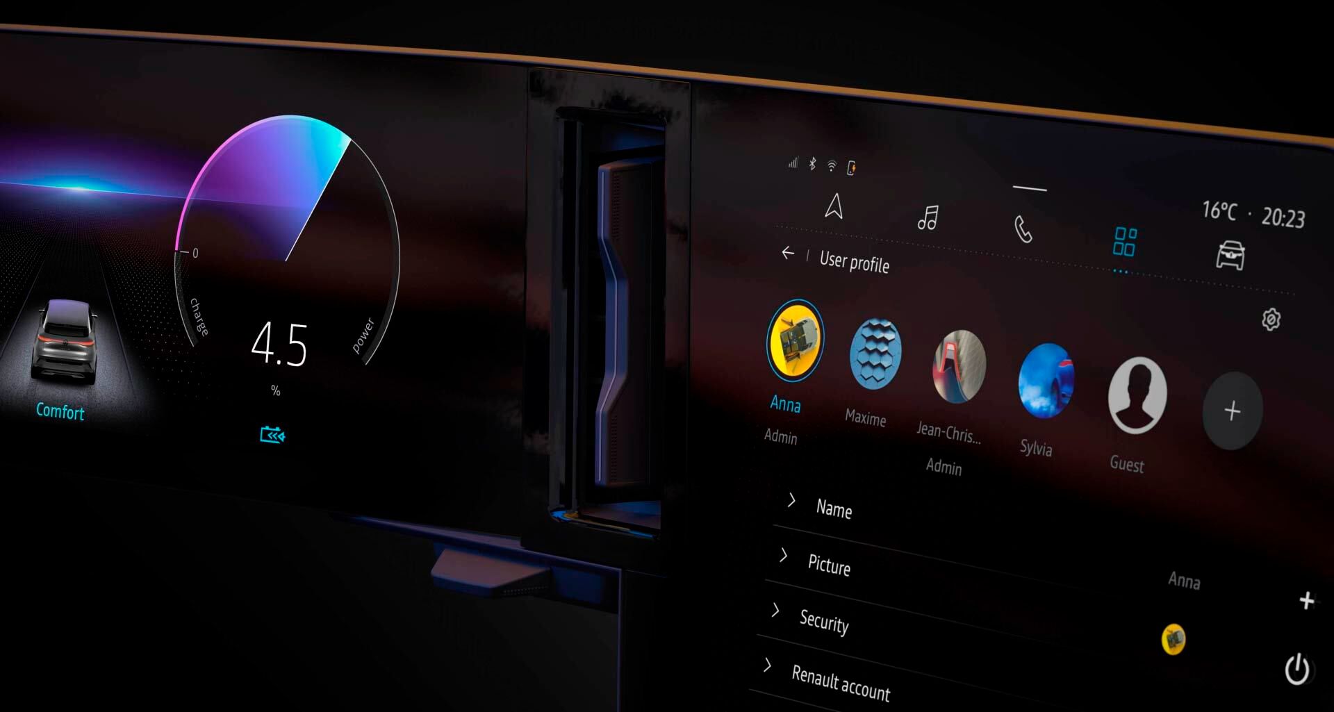 Download 2022 Renault Megane E-Tech - Central Console HD Wallpaper 1920x1025 #74
