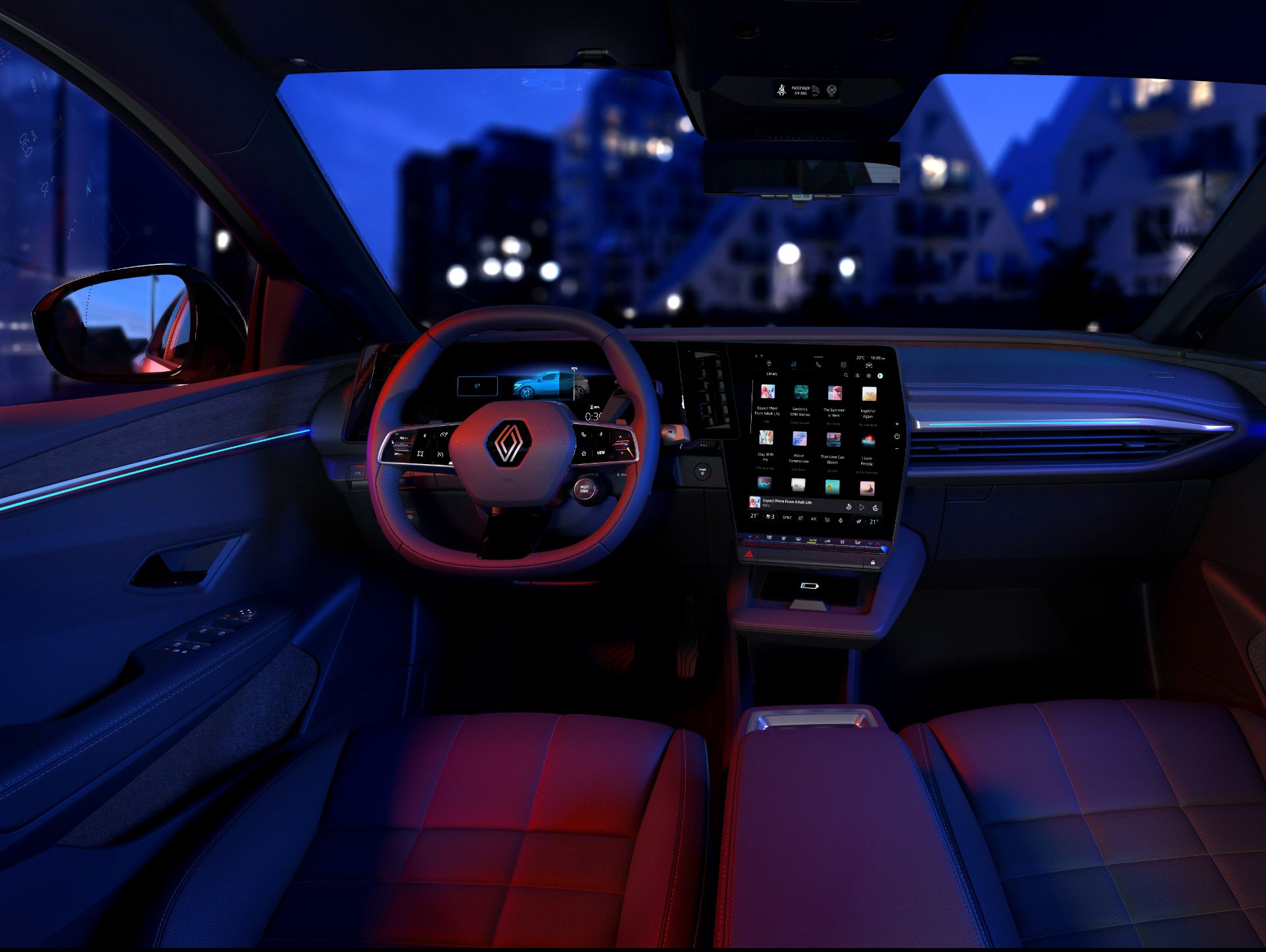 Download 2022 Renault Megane E-Tech - Interior, Cockpit HD Wallpaper 1920x1444 #49