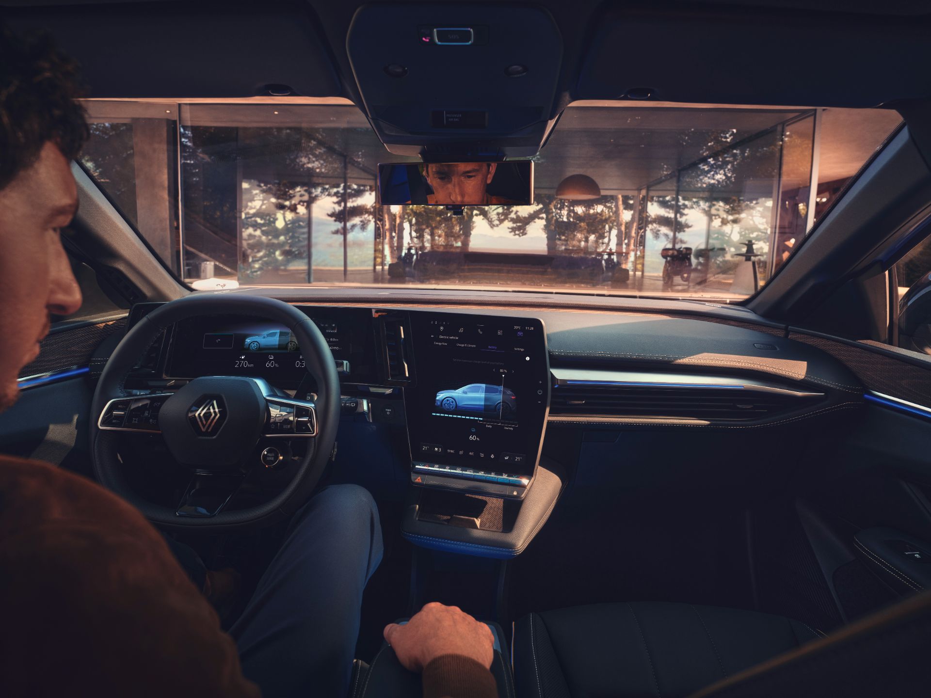 Download 2022 Renault Megane E-Tech - Interior, Cockpit HD Wallpaper 1920x1440 #72