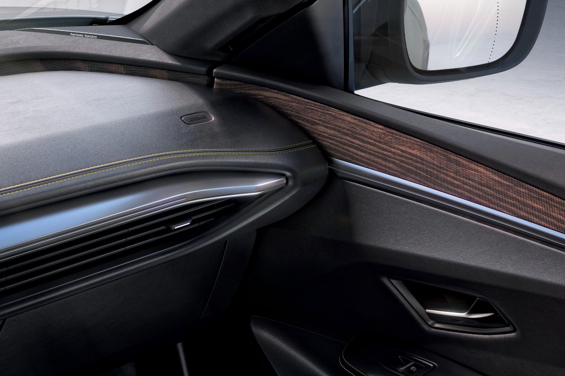 Download 2022 Renault Megane E-Tech - Interior, Detail HD Wallpaper 1920x1280 #103