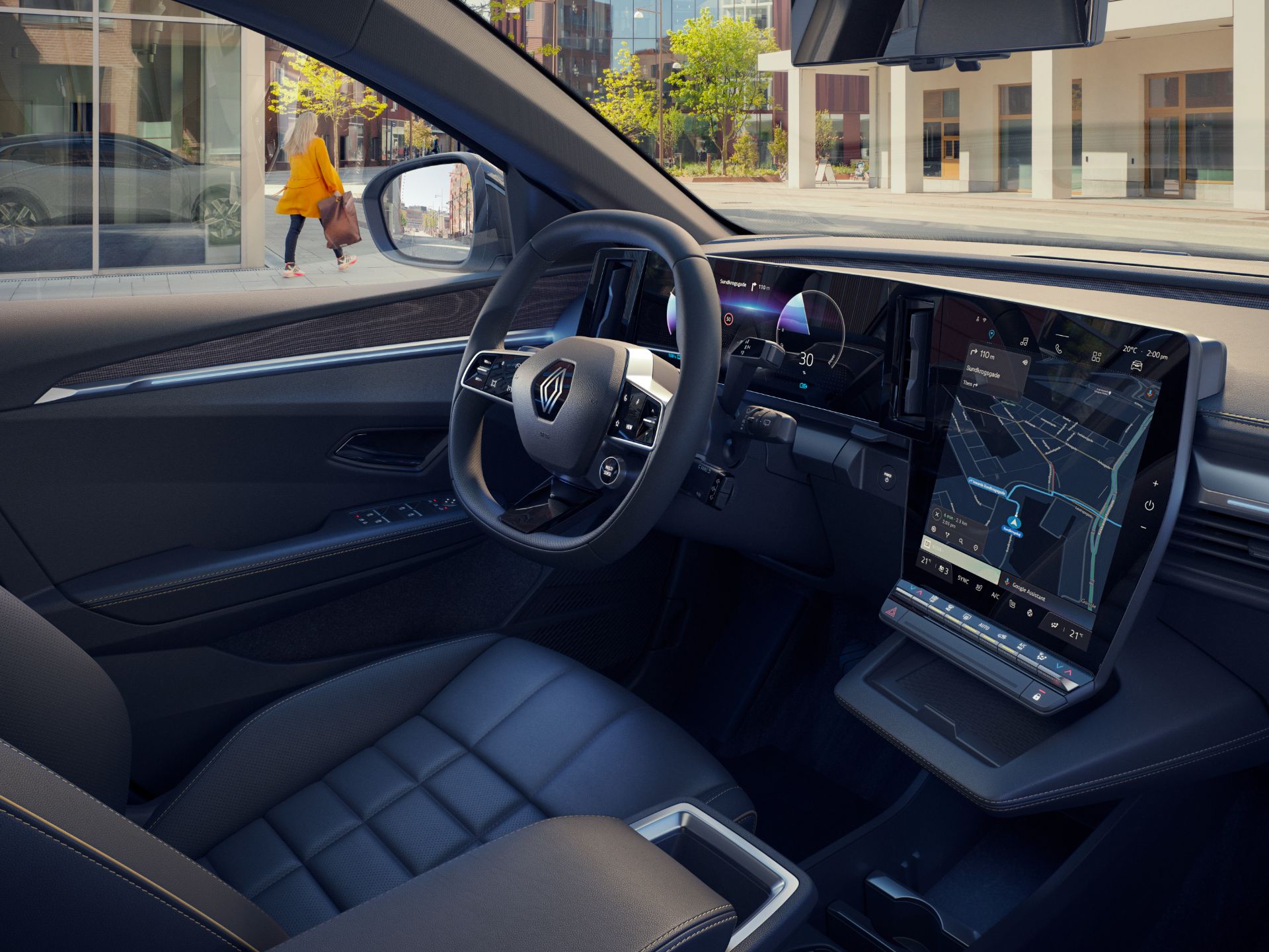 Download 2022 Renault Megane E-Tech - Interior HD Wallpaper 1920x1440 #44
