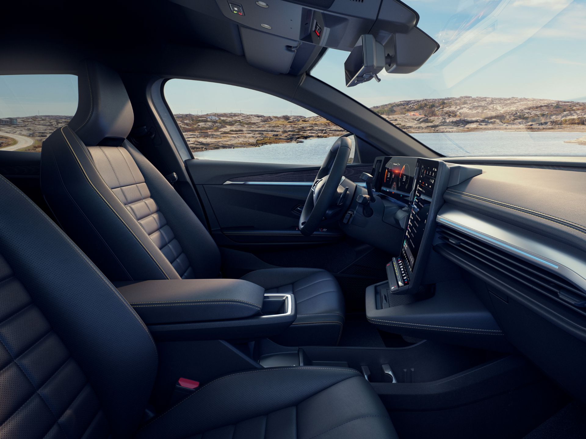 Download 2022 Renault Megane E-Tech - Interior HD Wallpaper 1920x1440 #35
