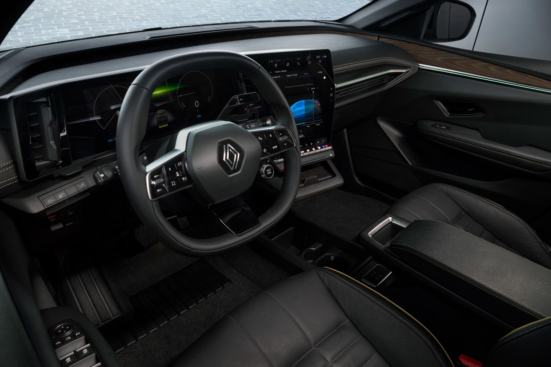 Download 2022 Renault Megane E-Tech - Interior HD Wallpaper 1920x1280 #45