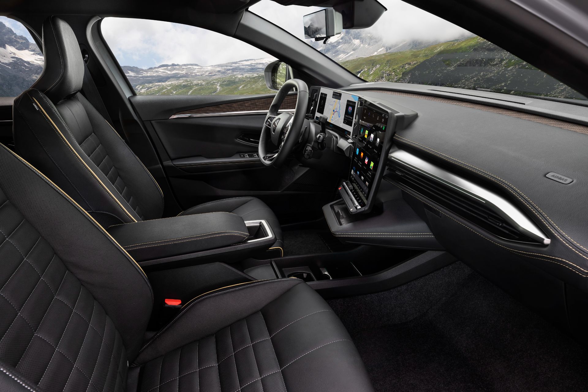 Download 2022 Renault Megane E-Tech - Interior HD Wallpaper 1920x1280 #34