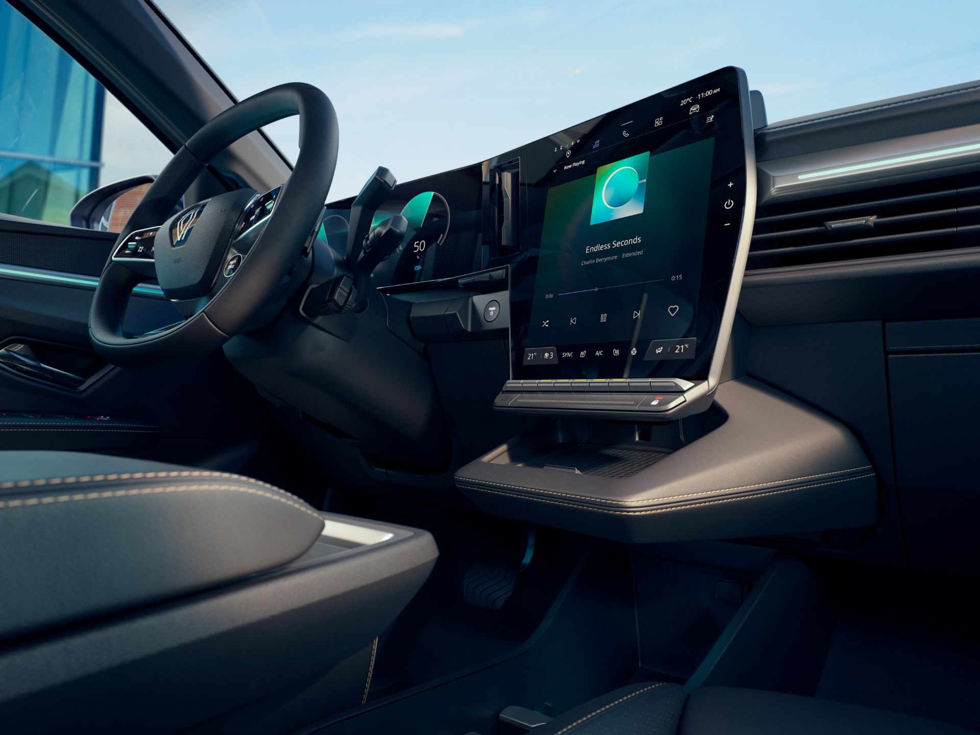 Download 2022 Renault Megane E-Tech - Interior HD Wallpaper 1920x1440 #47