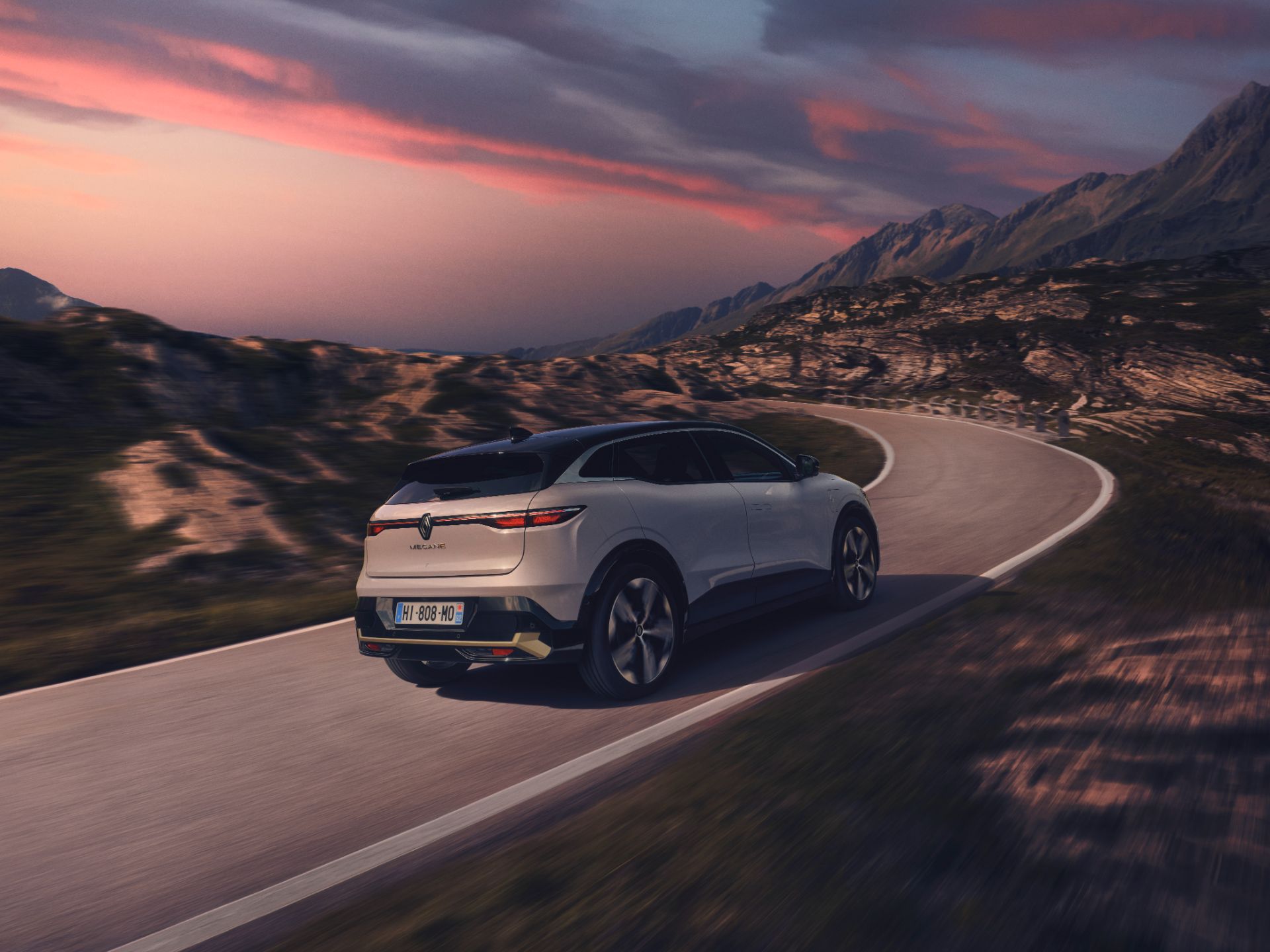 Download 2022 Renault Megane E-Tech - Rear Three-Quarter HD Wallpaper 1920x1440 #12