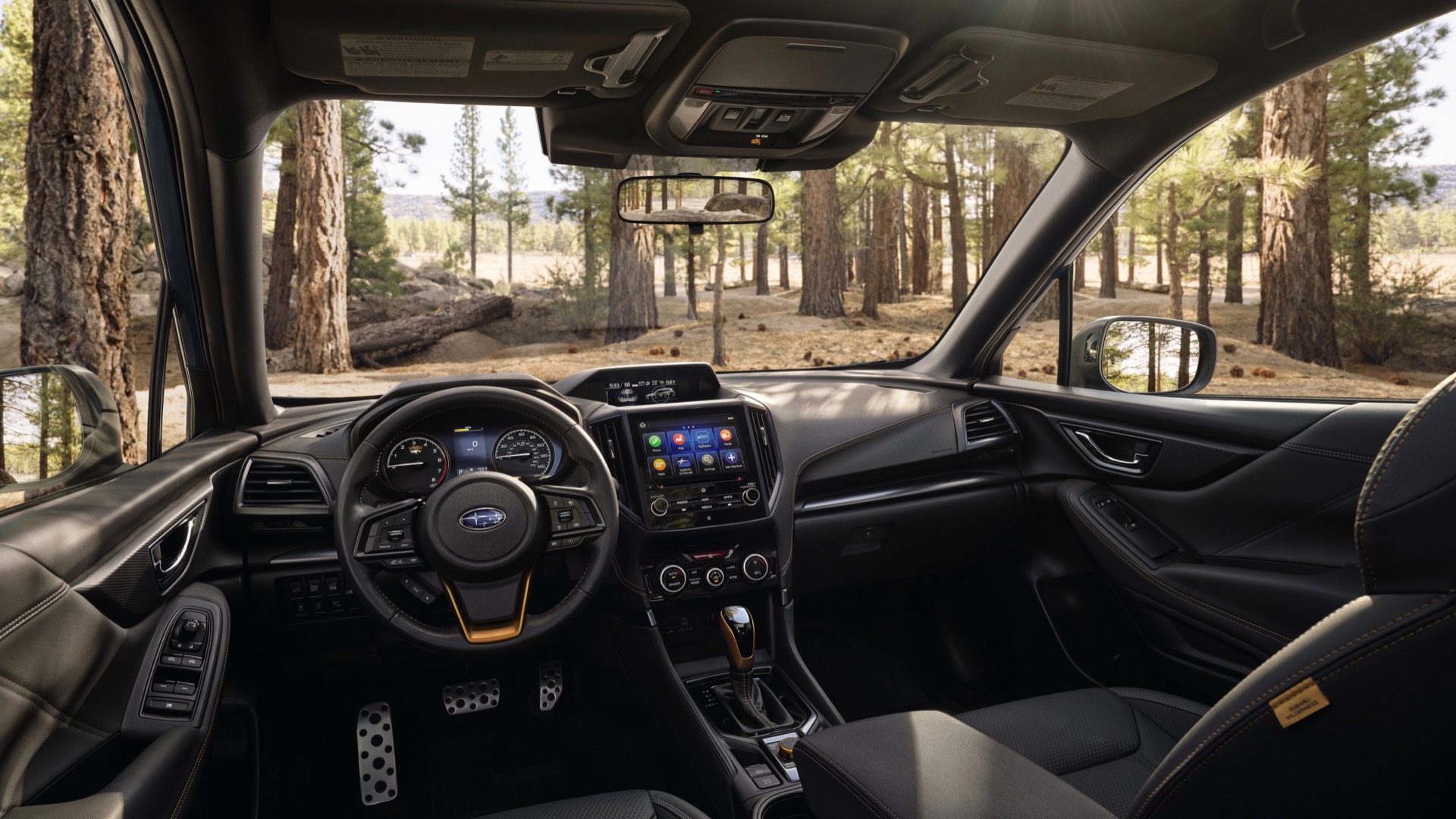 Download 2022 Subaru Forester Wilderness - Interior, Cockpit HD Wallpaper 1920x1080 #18