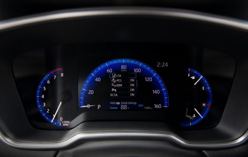 2022 Toyota Corolla Cross XLE - Instrument Cluster Wallpaper 850x541 #122