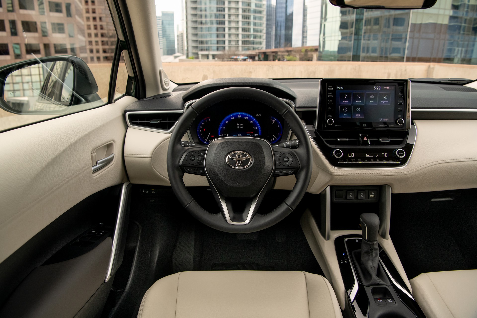 Download 2022 Toyota Corolla Cross XLE - Interior, Cockpit HD Wallpaper 1920x1280 #42