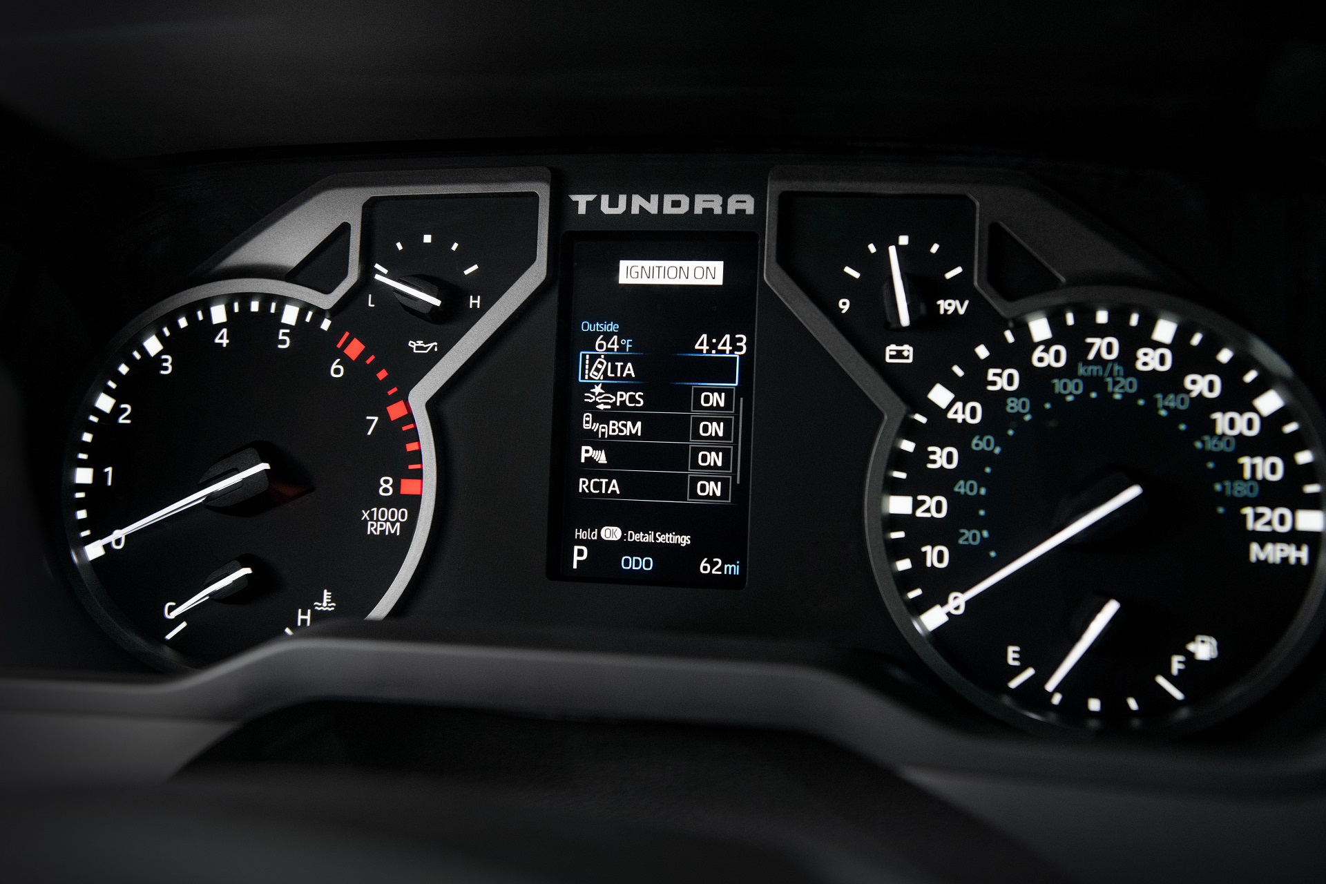 Download 2022 Toyota Tundra Limited - Instrument Cluster HD Wallpaper 1920x1280 #90