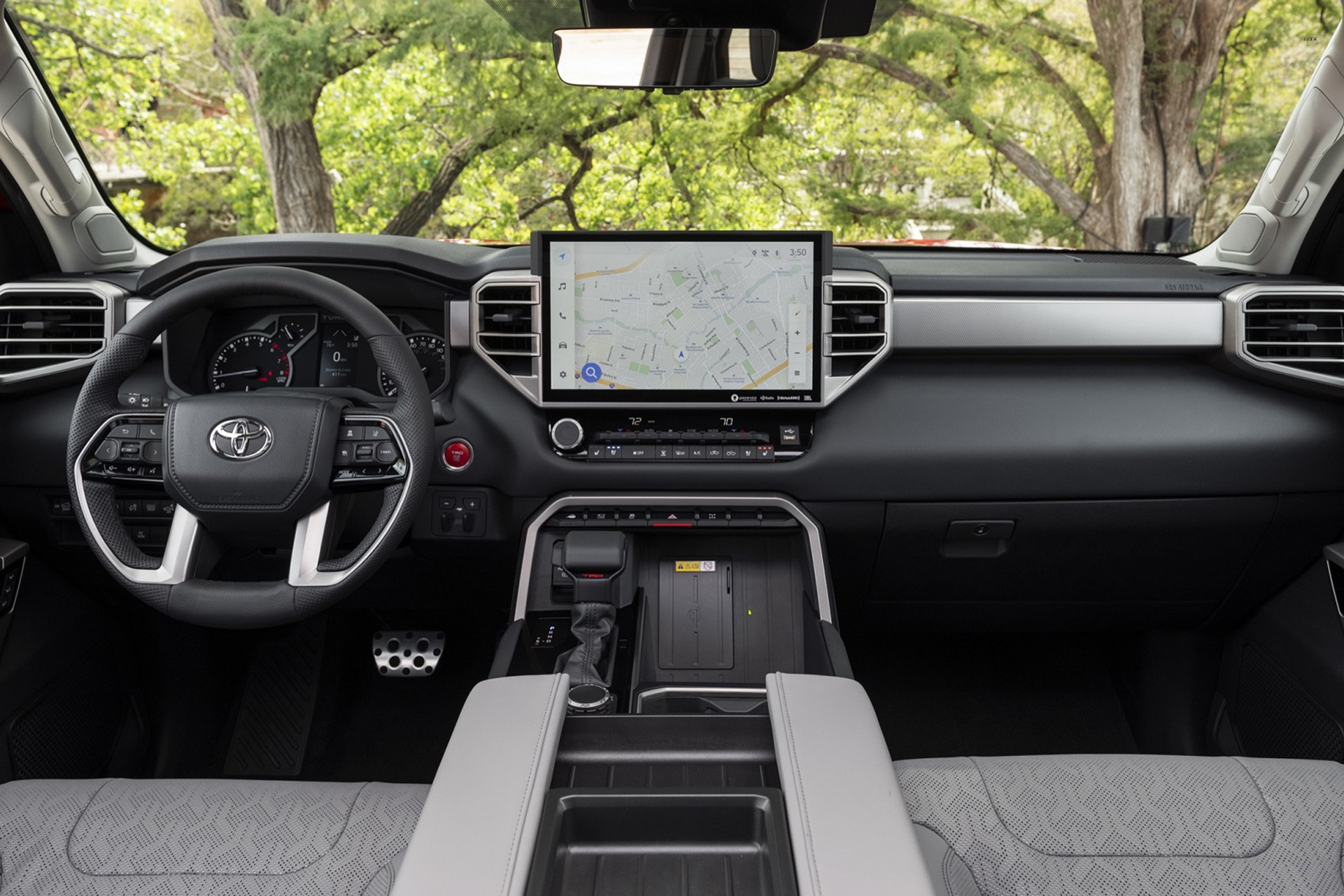 Download 2022 Toyota Tundra Limited - Interior, Cockpit HD Wallpaper 1921x1281 #50