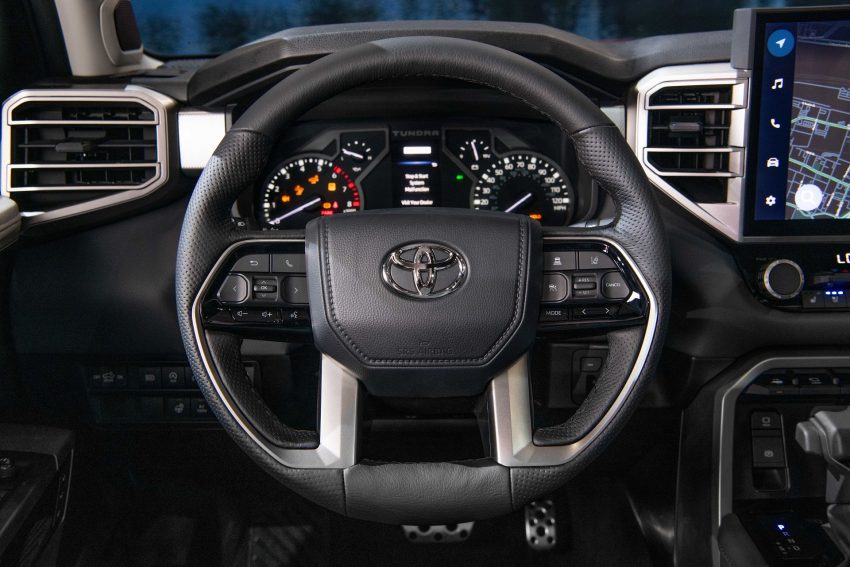 2022 Toyota Tundra Limited - Interior, Steering Wheel Wallpaper 850x567 #80